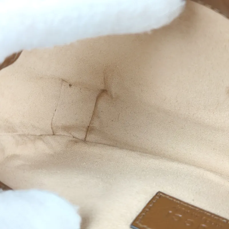GUCCI Crossbody Bag GG Marmont Mini Marmont Mini Caramel Calfskin Mini 16.5 × 4.5 × 9.5 cm — detail view 9 of 12