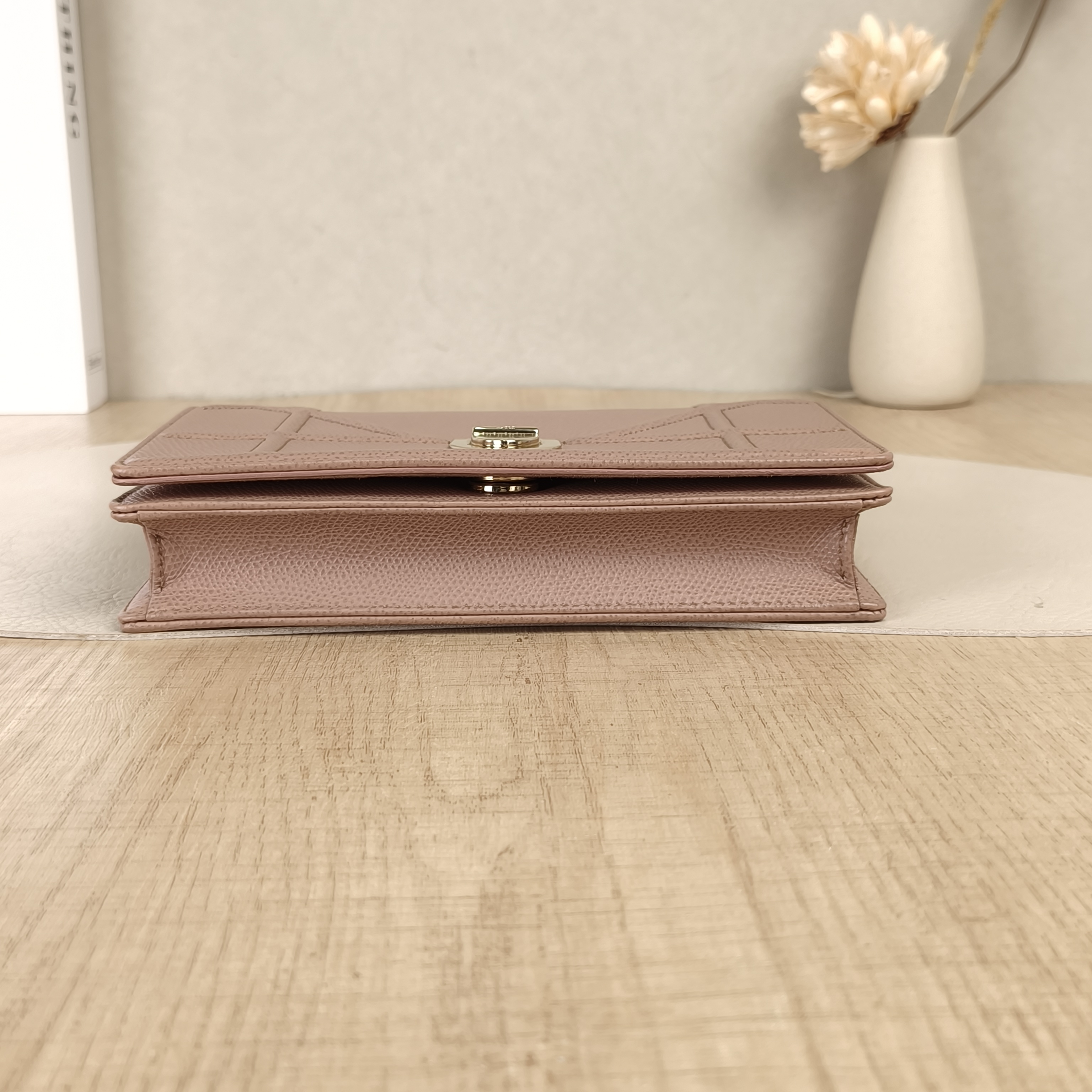 DIOR Crossbody Bag ama Pink Calfskinmini19 × 3 × 12 cm — cover view 2 of 6