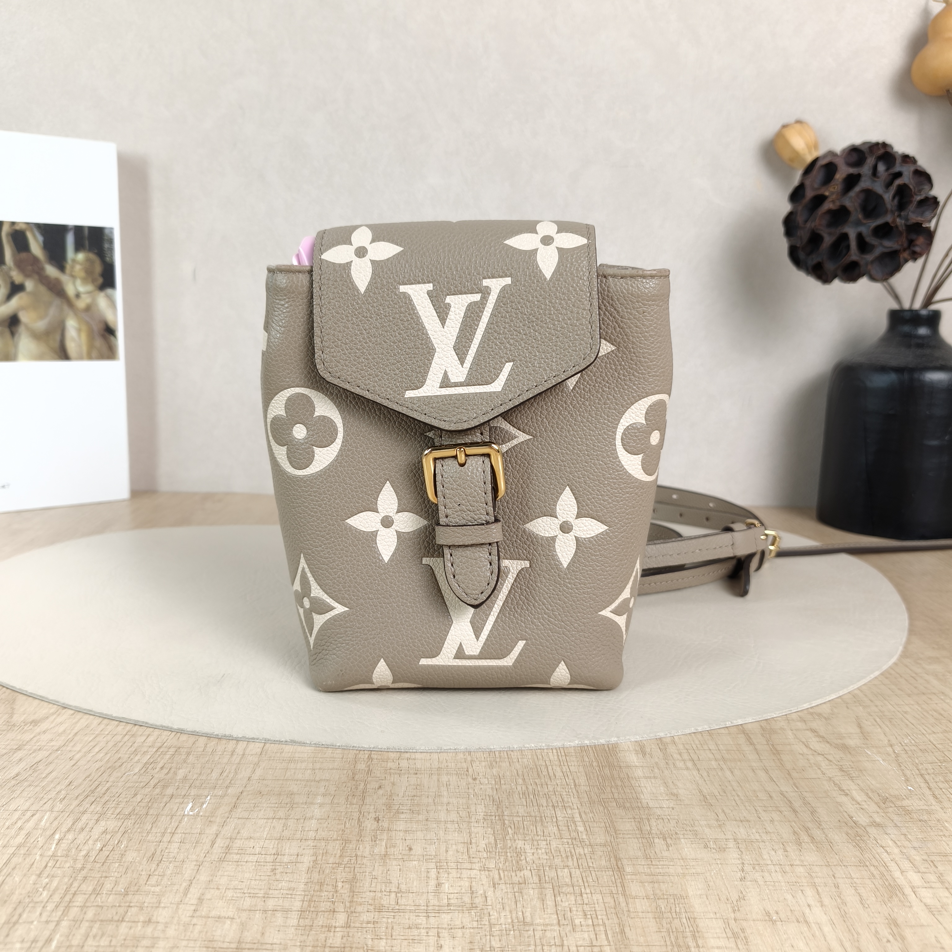Louis Vuitton Backpack Tiny Backpack · White Calfskin One Size13 × 8 × 19 cm