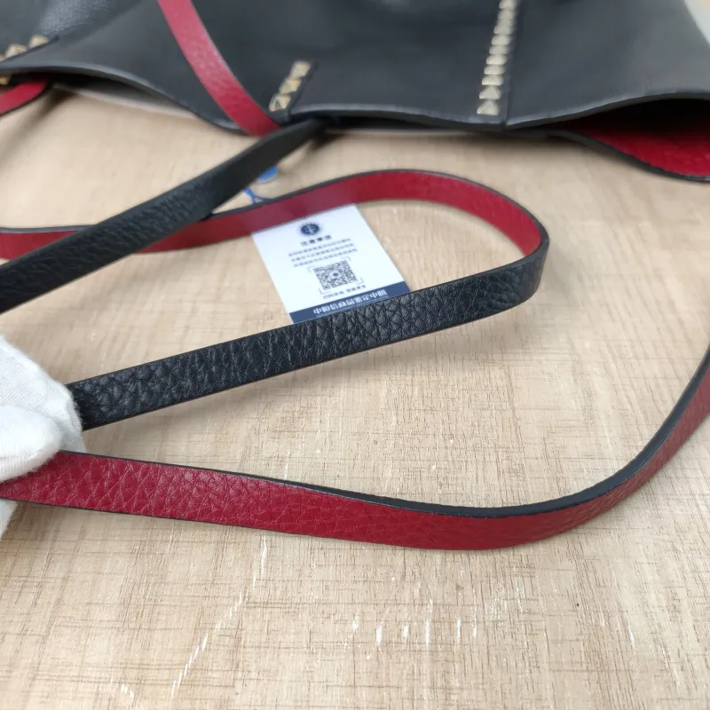 Valentino Top Handle Bag Shoulder Bag Black Calfskin One Size33 × 12 × 26 cm — detail view 7 of 13