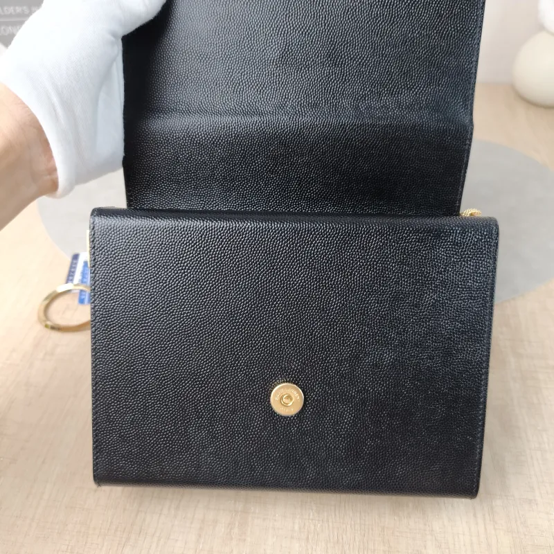 SAINT LAURENT Crossbody Bag KATE Box Chain Bag Black Calfskin One Size18 × 5.5 × 14 cm — detail view 8 of 13