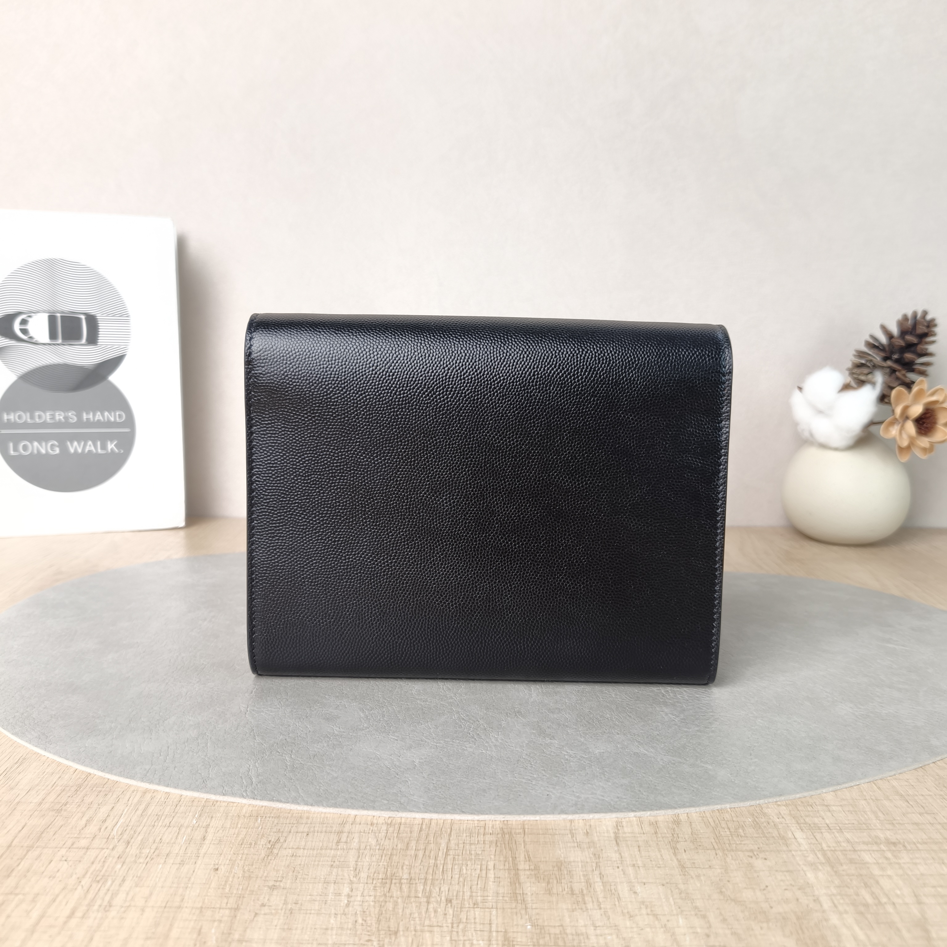 SAINT LAURENT Crossbody Bag Cassandra Black Calfskinmini19 × 3.5 × 15 cm — cover view 5 of 6