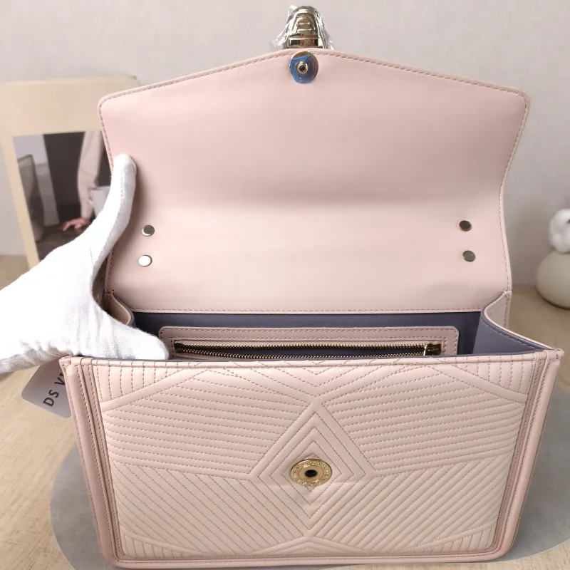 Bvlgari Crossbody Bag Serpenti Diamond Blast Lambskin 28.5 × 8.5 × 20 cm — detail view 2 of 12