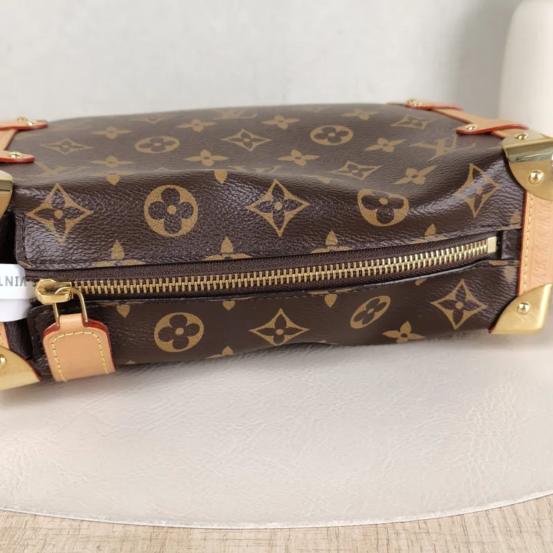 Louis Vuitton Crossbody Bag Side Trunk Box Monogram PVC Medium 23.5 × 8.5 × 16 cm — detail view 12 of 13