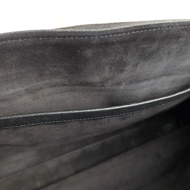 CELINE Shoulder Bag Soft 16Shoulder Bag Black Calfskin Medium 32 × 15 × 24 cm — detail view 3 of 11