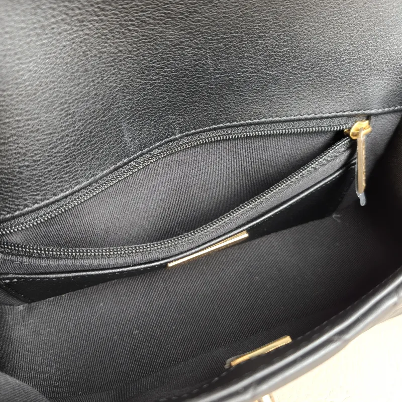 Chanel Crossbody Bag Messenger Bag Black Calfskin One Size 20.6.5*12.5 — detail view 9 of 12