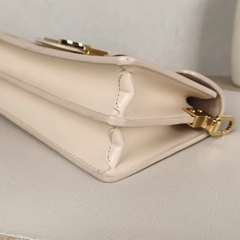 Louis Vuitton Shoulder Bag DAUPHINE EAST WEST Beige Embroidered Calfskin Medium24.5 × 9 × 13.5 cm — detail view 5 of 12