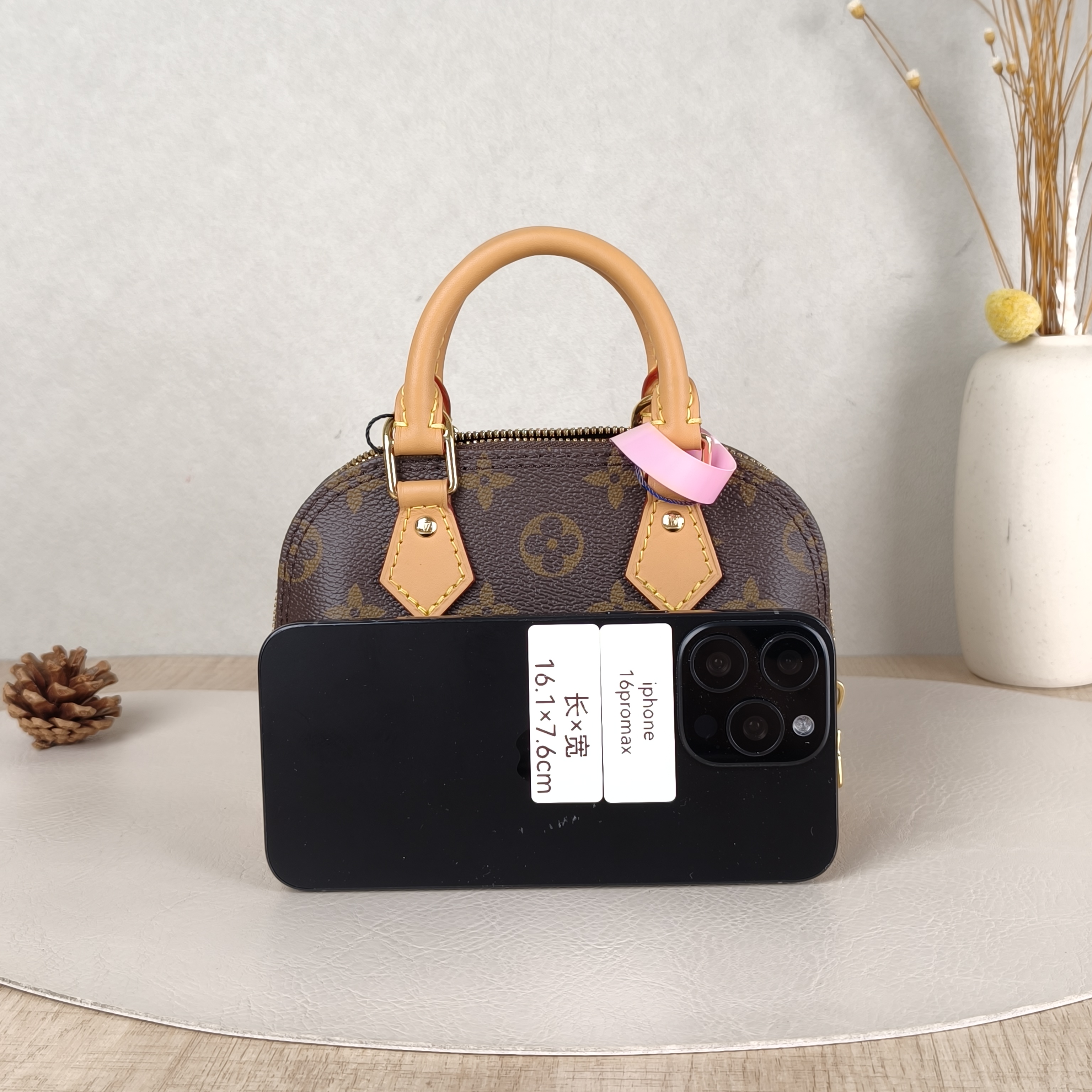 Louis Vuitton Crossbody Bag Alma Nano Monogram PV Cnano18 × 8 × 12 cm — cover view 3 of 5