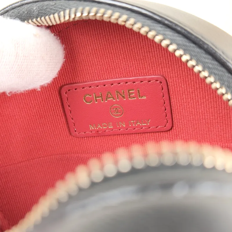 Chanel Crossbody Bag 19bag Black Lambskin Mini 12 × 4.5 × 12 cm — detail view 3 of 13