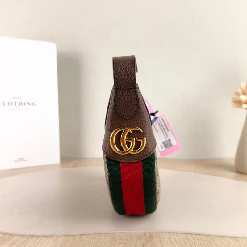 GUCCI Shoulder Bag Ophidia GG Monogram PVC Mini 20 × 5 × 15 cm — detail view 2 of 11