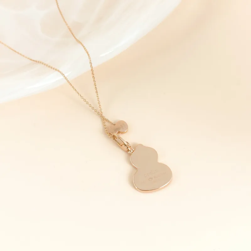 Qeelin Necklace Wulu Collection Necklace White Mother-of-Pearl Diamond18KR ose Gold One Size 40cm — cover view 5 of 8