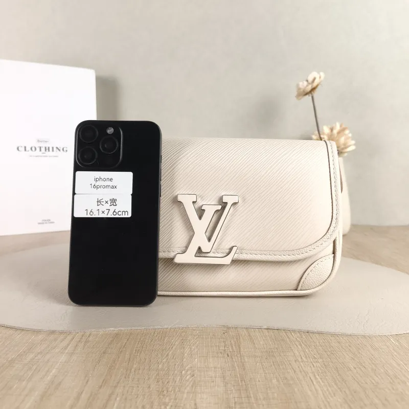 Louis Vuitton Shoulder Bag BUCI Beige Epi Embossed Calfskin One Size 24.5 × 9 × 15.5 cm — cover view 2 of 5