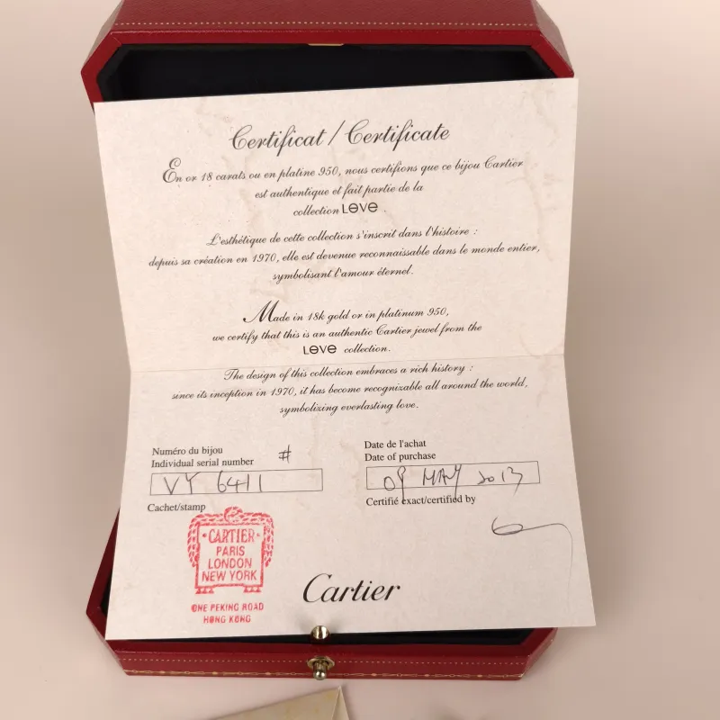 CARTIER Necklace Love Collection Pendant Rose Gold 18KR ose Gold One Size 43cm — detail view 2 of 2