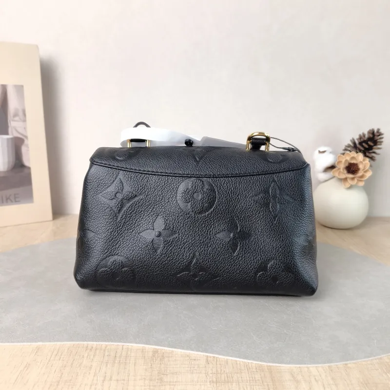 Louis Vuitton Crossbody Bag MADELEINE Black Empreinte Embossed Calfskin BB 24 × 8.5 × 17 cm — cover view 2 of 5