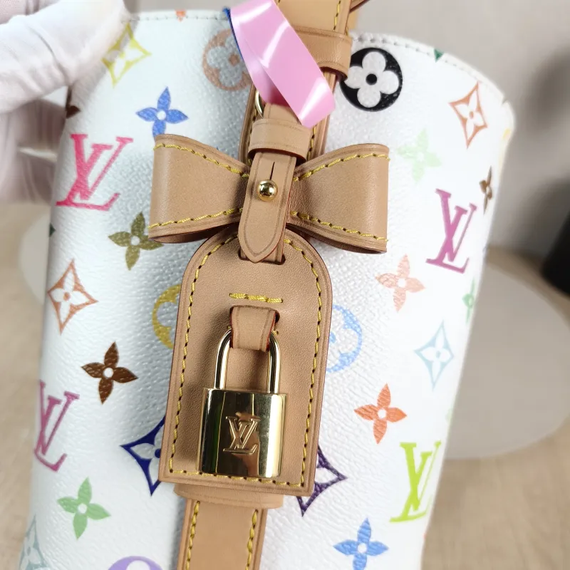 Louis Vuitton Top Handle Bag ALL IN BB Multicolore PVC BB 16 × 12 × 18 cm — detail view 7 of 11