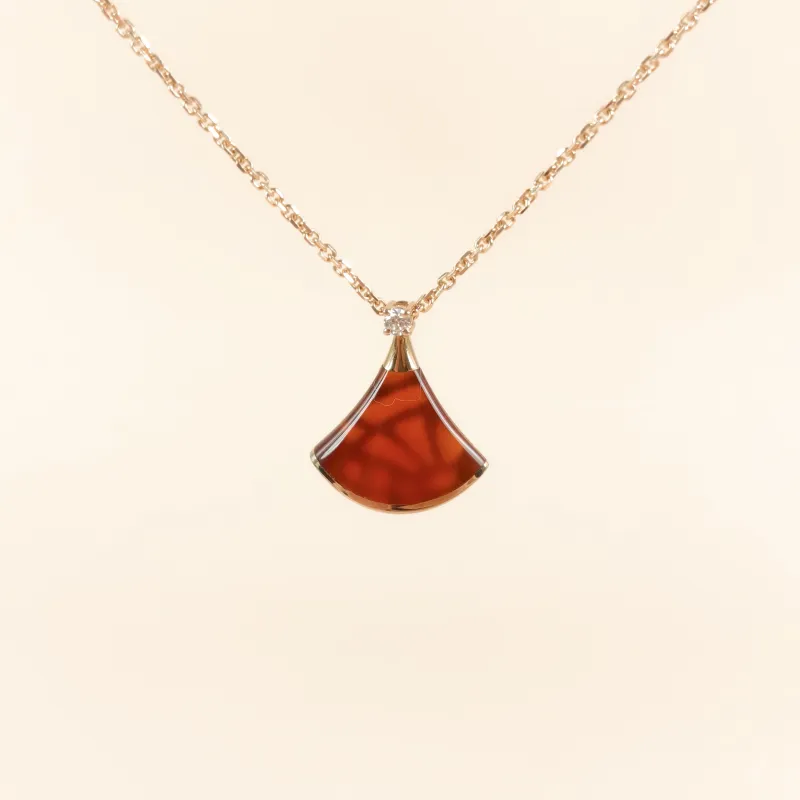 Bvlgari Necklace DIVAS’ DREAM Collection Diamond18KR ose Gold Small 44cm