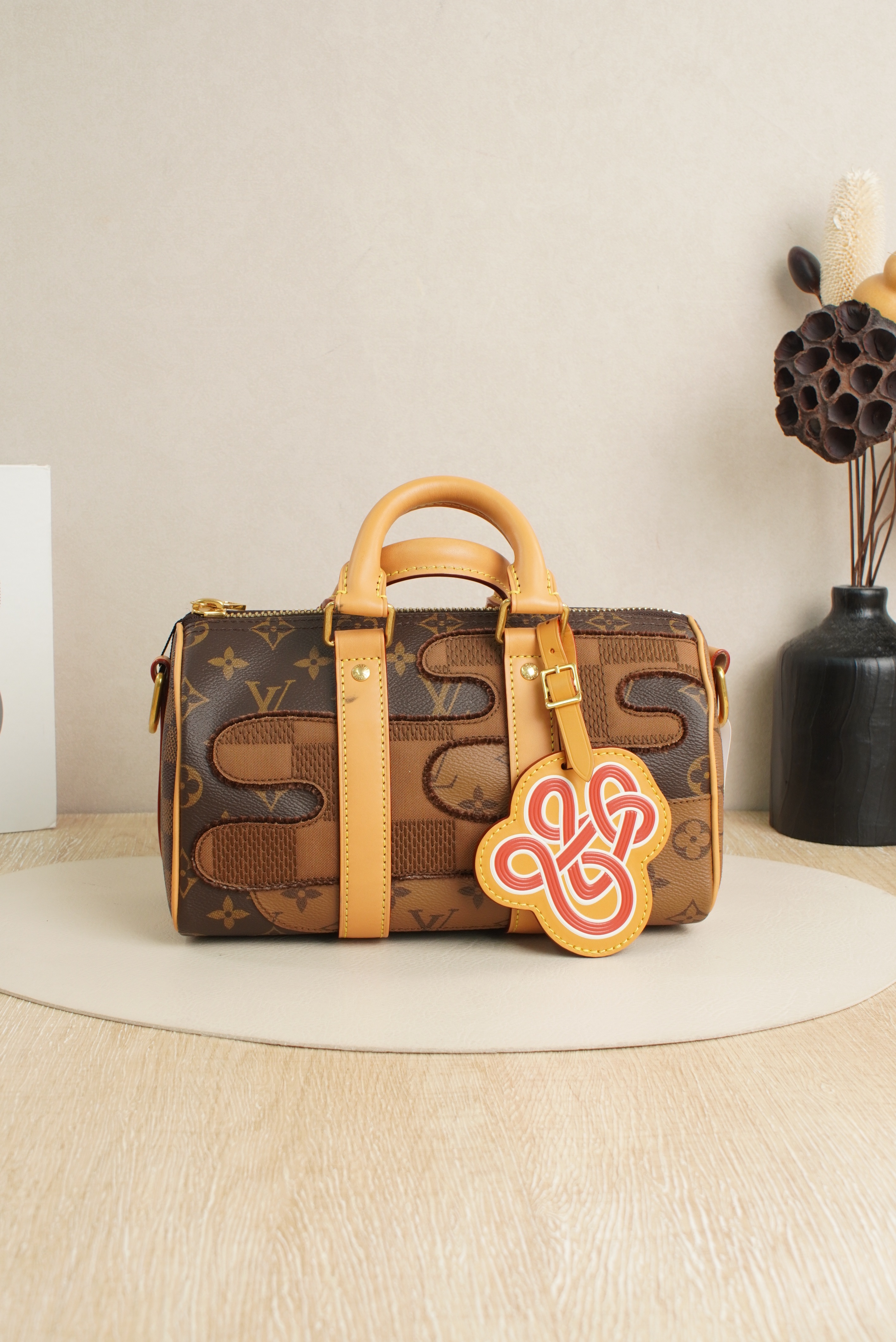 Louis Vuitton Top Handle Bag Monogram PVC 25 × 11 × 15 cm