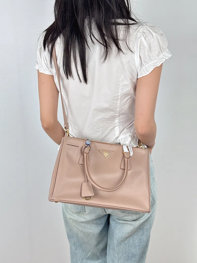 PRADA Top Handle Bag Galleria Galleria Bag Edition Calfskin Medium33 × 14 × 24 cm — on-model view 1 of 3