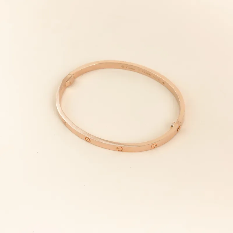 CARTIER Bangle Love Collection Bangle Rose Gold 18KR ose Gold Small Edition17 — cover view 3 of 8