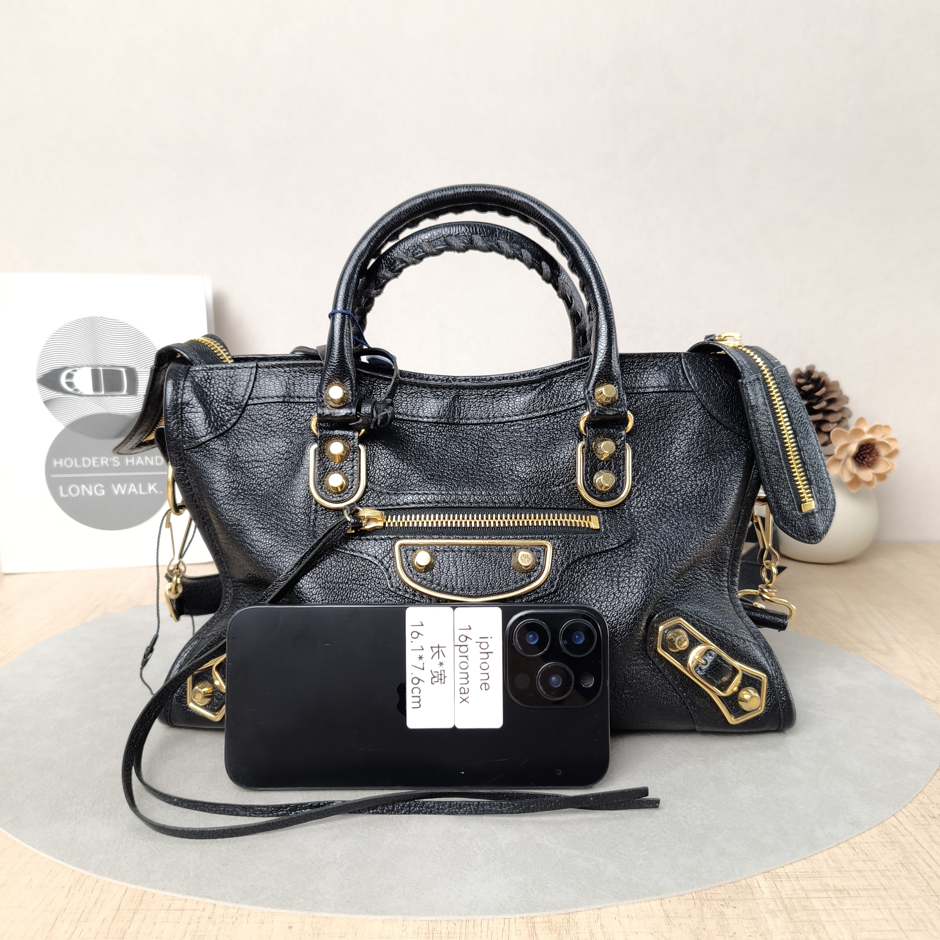 BALENCIAGA Crossbody Bag Classic City Black SL ambskin Small30 × 10 × 21 cm — cover view 2 of 6
