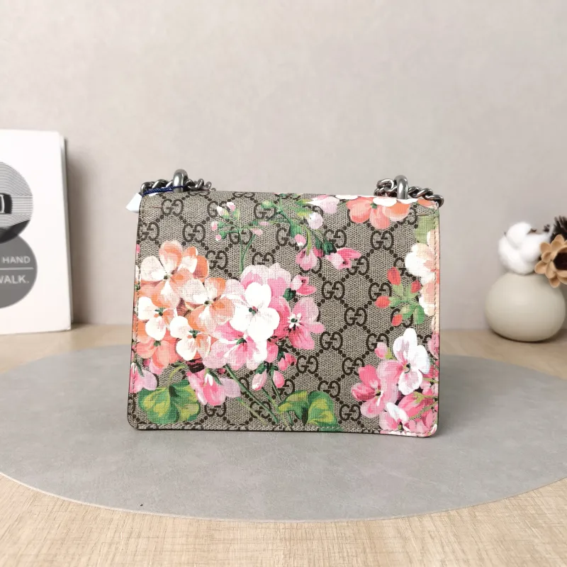 GUCCI Crossbody Bag Dionysus Monogram PVC Mini 20 × 5 × 15.5 cm — cover view 5 of 6
