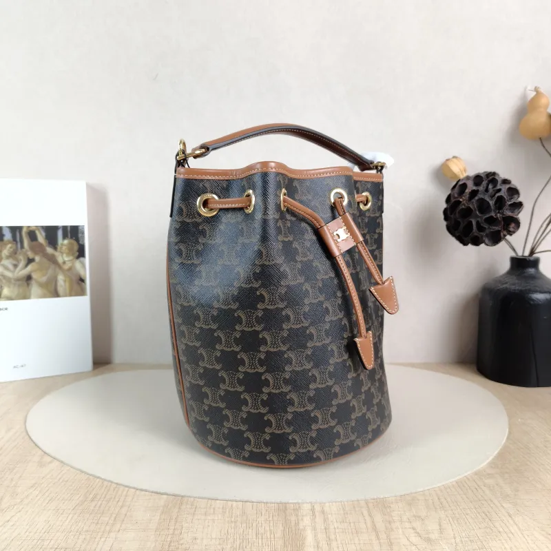 CELINE Crossbody Bag CLARA Monogram PVC Medium 20 × 20 × 24 cm — cover view 5 of 6