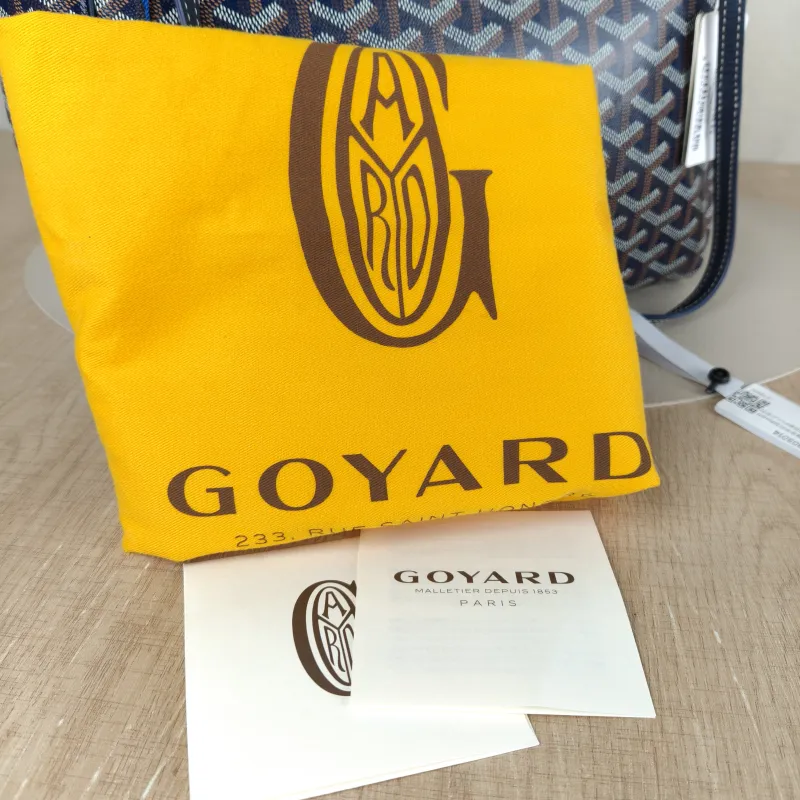 GOYARD Shoulder Bag Rouette Shoulder Bag Navy PVC Small31 × 14 × 23 cm — detail view 10 of 10