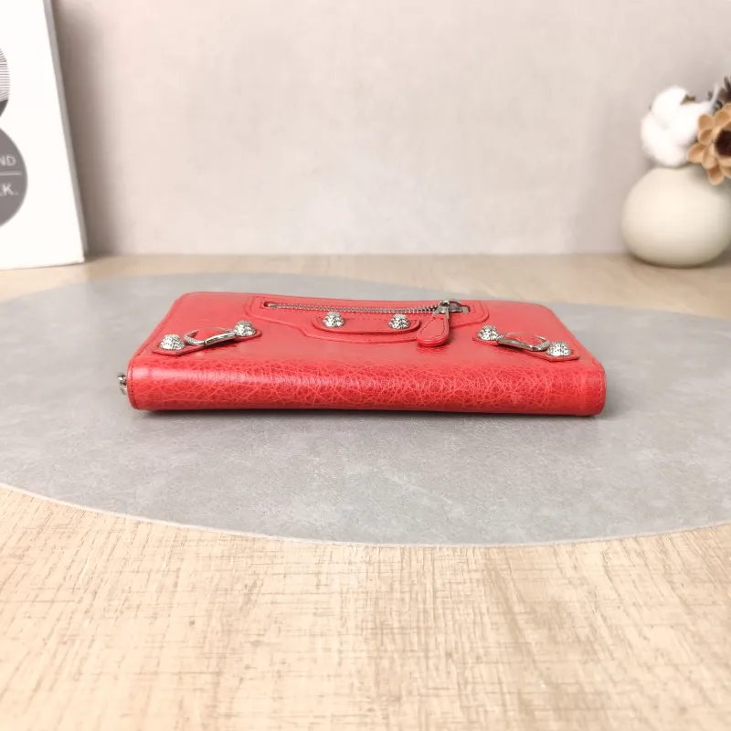 BALENCIAGA Clutch Clutch Red Lambskin One Size19 × 2 × 10 cm — cover view 2 of 5