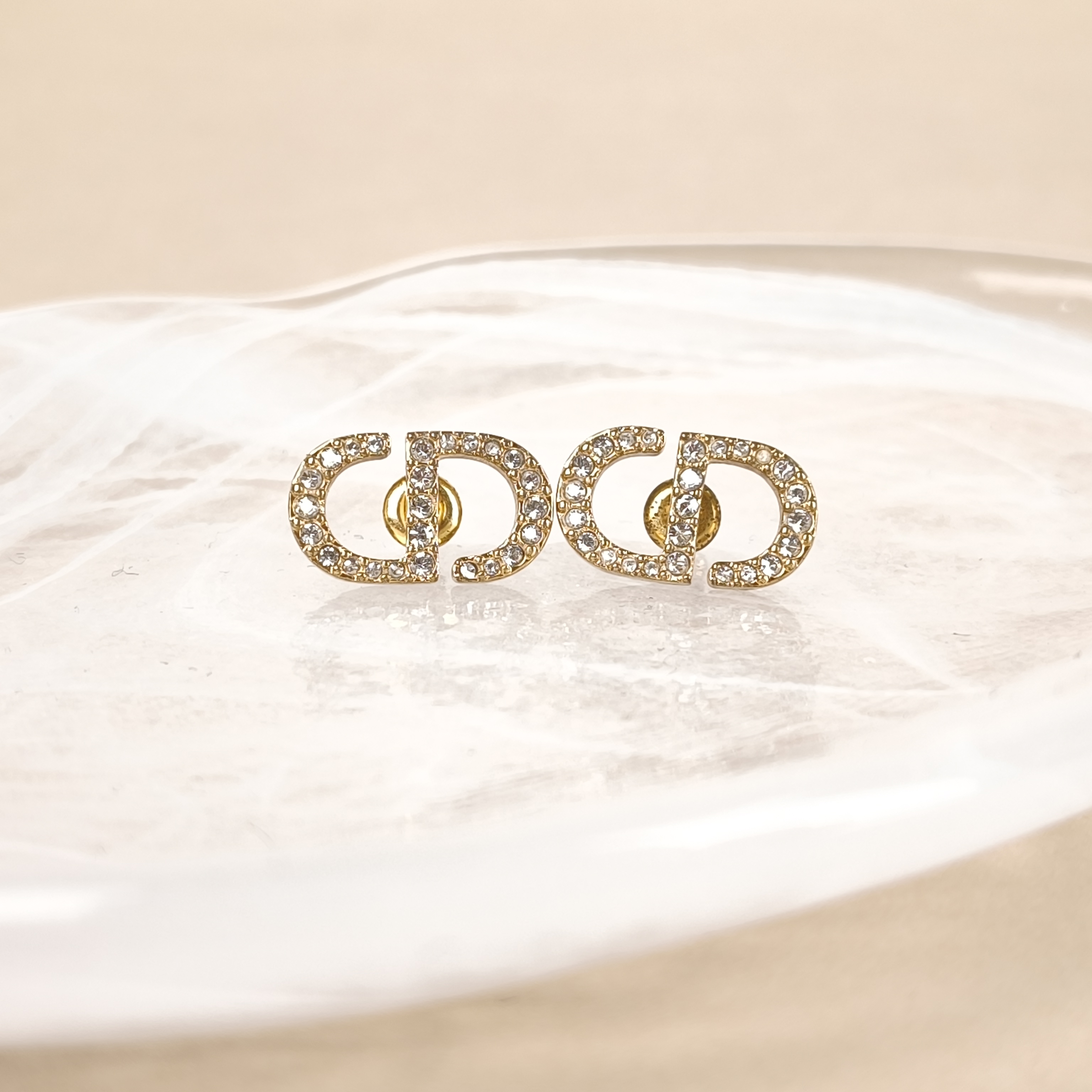 DIOR Earrings Earrings CD Gold