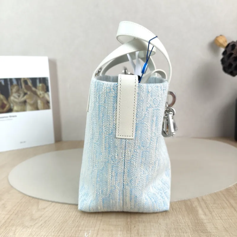 DIOR Top Handle Bag TOUJOURS Edition Canvas Small 18.5 × 12 × 18.5 cm — detail view 9 of 13