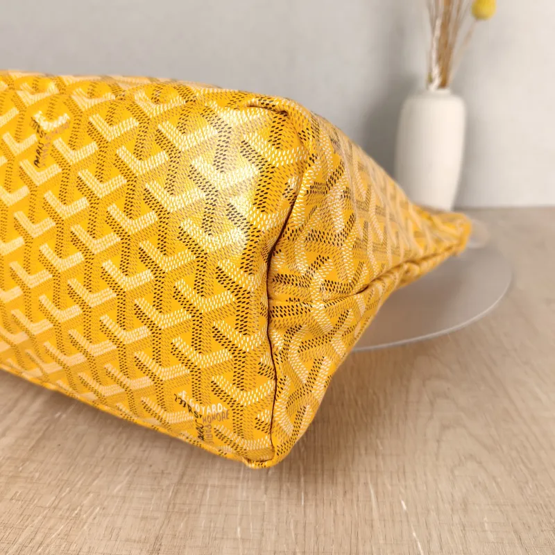 GOYARD Shoulder Bag Boheme Hobo​ Yellow PVC Small 43 × 14 × 27 cm — detail view 3 of 12