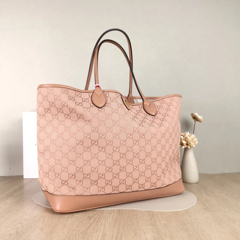 GUCCI Shoulder Bag ophidia GG Tote Bag Pink Canvas One Size 40 × 19 × 32 cm — cover view 4 of 4