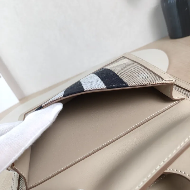 BURBERRY Crossbody Bag pocket bag Top Handle Crossbody Bag Taupe Canvas Mini 23 × 6 × 26.5 cm — detail view 3 of 13