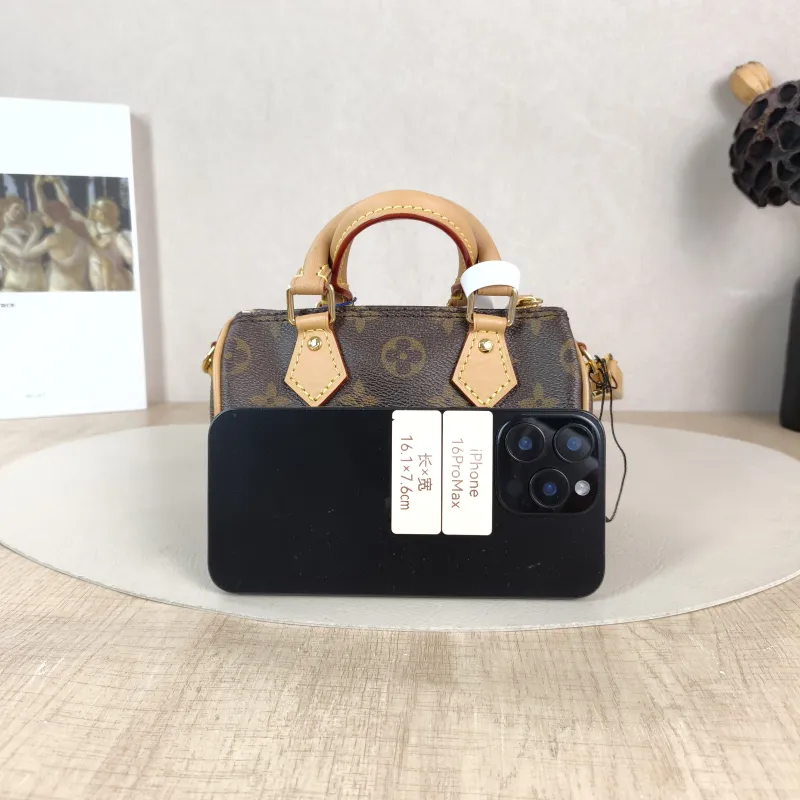 Louis Vuitton Crossbody Bag Speedy Nano Shoulder Strap PVC nano 16 × 7.5 × 10 cm — cover view 5 of 5
