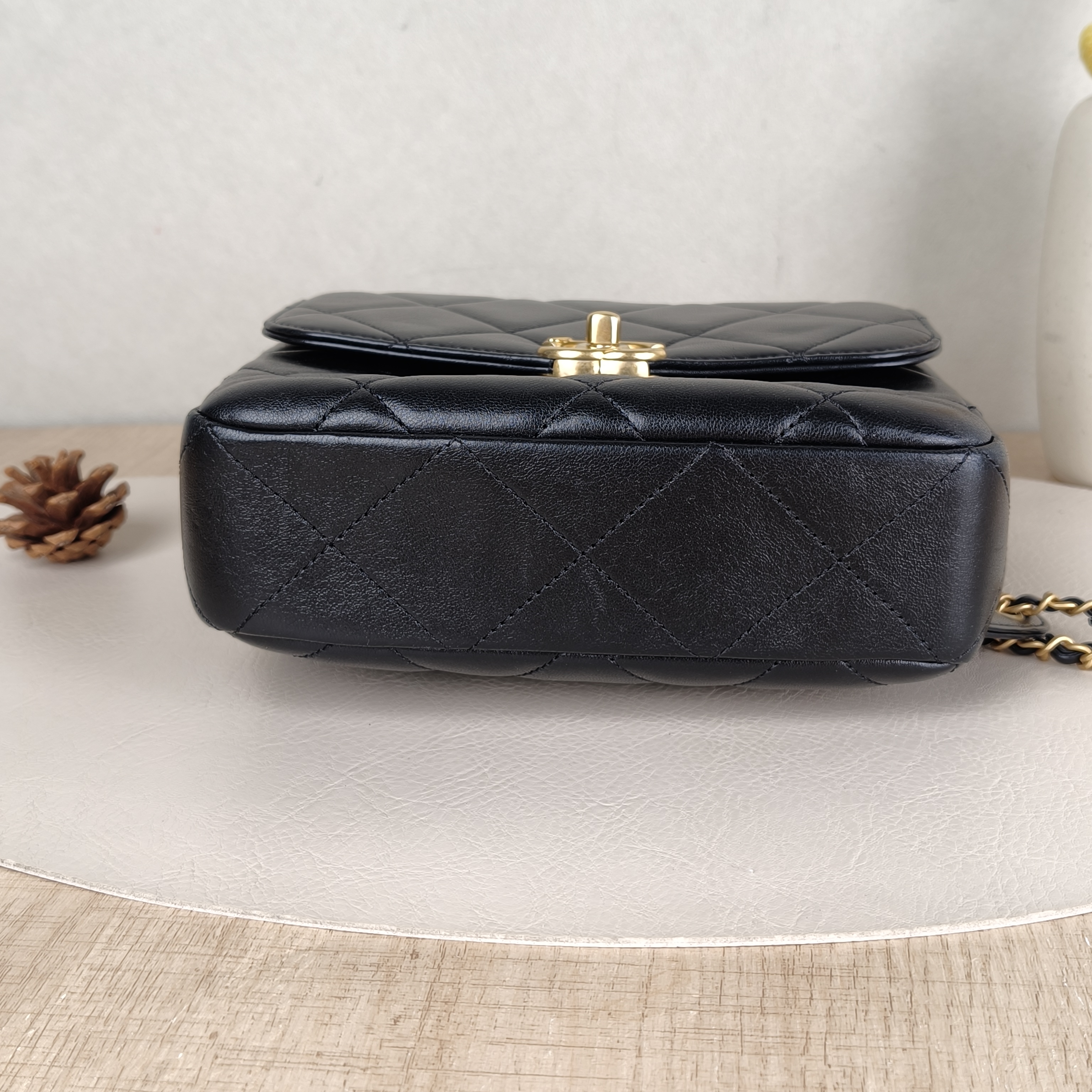 Chanel Backpack Ado Backpack Black Lambskin One Size20 × 7 × 18 cm — cover view 2 of 5