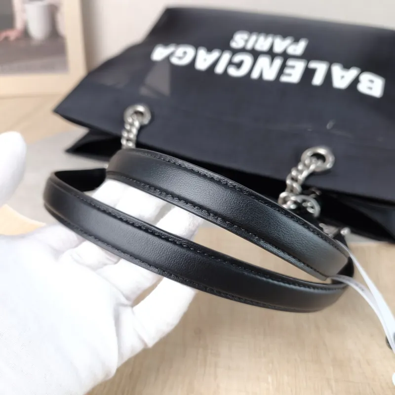 BALENCIAGA Top Handle Bag Tote Bag Black One Size 34.5 × 14 × 27 cm — detail view 10 of 15