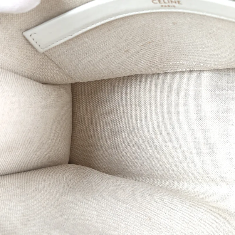 CELINE Shoulder Bag CABAS THAIS Shopping Tote Brown Small 25.5 × 12 × 18.5 cm — detail view 3 of 10