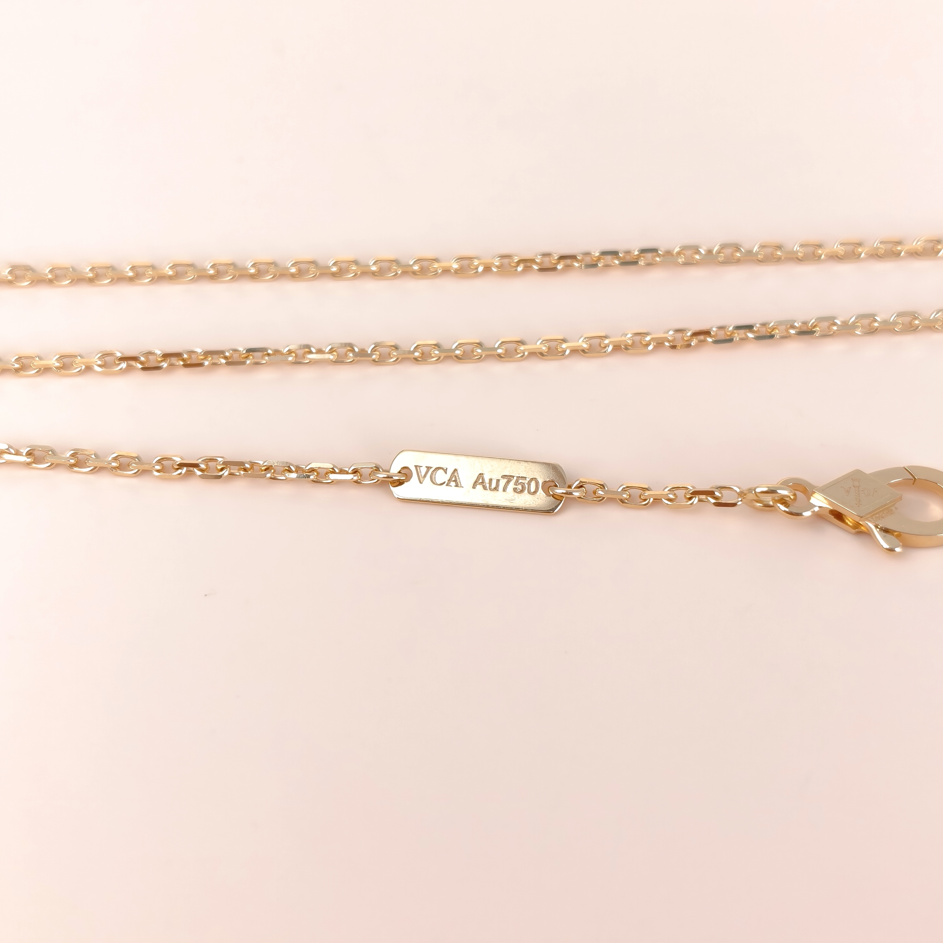 Van Cleef & Arpels Necklace Alhambra Alhambra Collection Necklace 18KY ellow Gold Vintage Small42cm — cover view 7 of 10