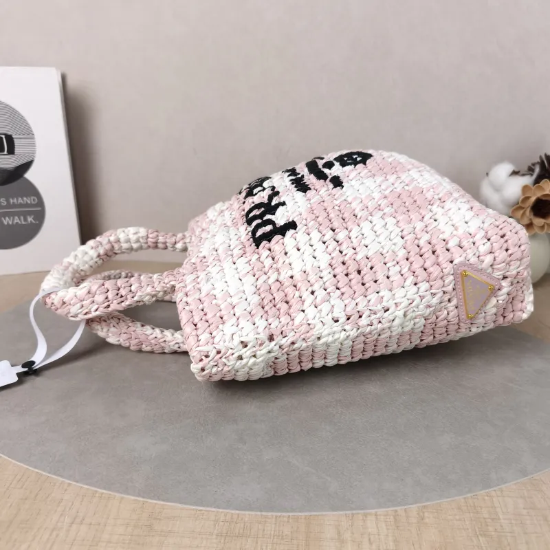 PRADA Shoulder Bag Woven White Woven One Size23 × 8 × 23 cm — detail view 11 of 11