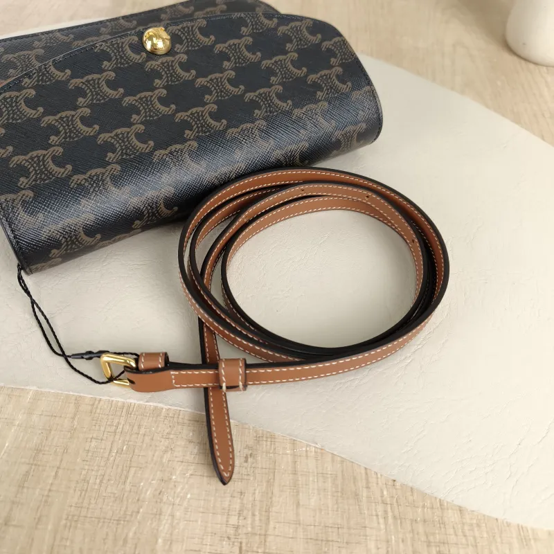 CELINE Crossbody Bag DUO Wallet Monogram PVC Mini 20 × 6 × 13 cm — detail view 5 of 11
