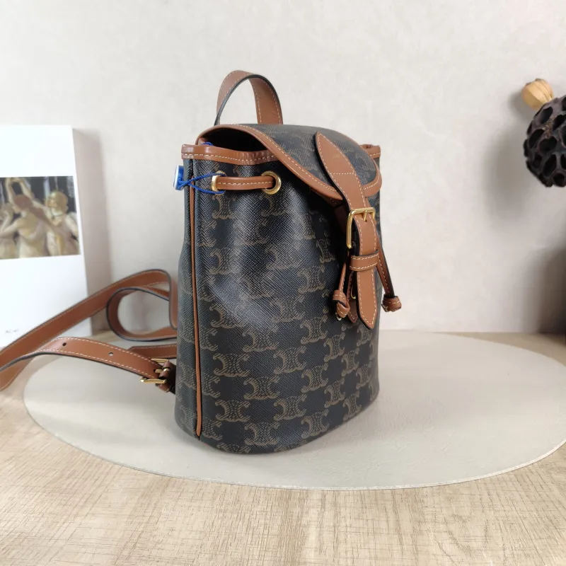 CELINE Backpack FOLCO Backpack Monogram PVC Mini 17 × 10 × 20 cm — cover view 3 of 5