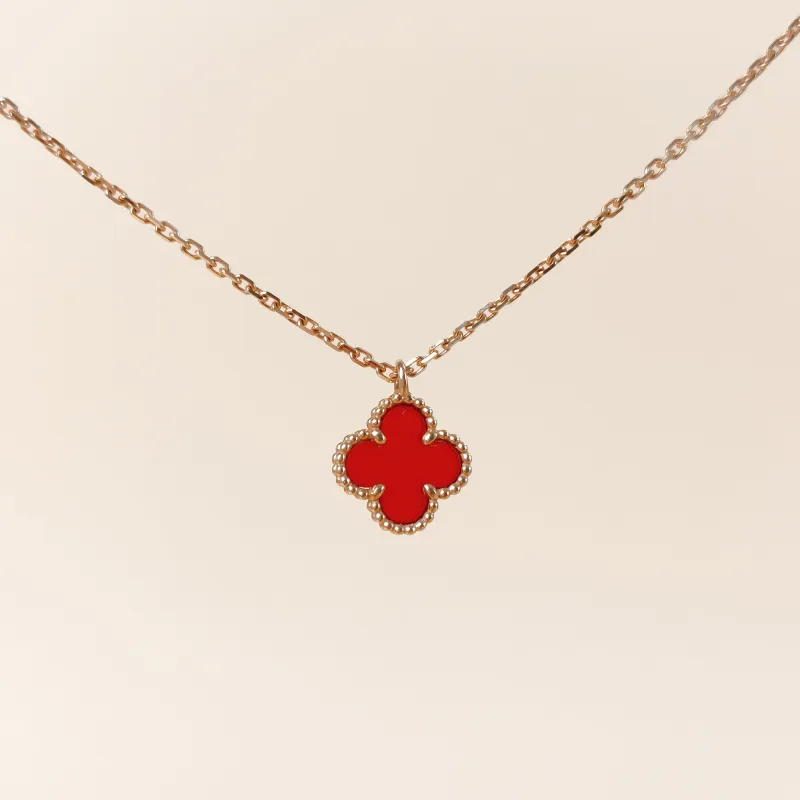 Van Cleef & Arpels Necklace Alhambra Alhambra Collection 18KR ose Gold Sweet Mini 45cm — cover view 11 of 12