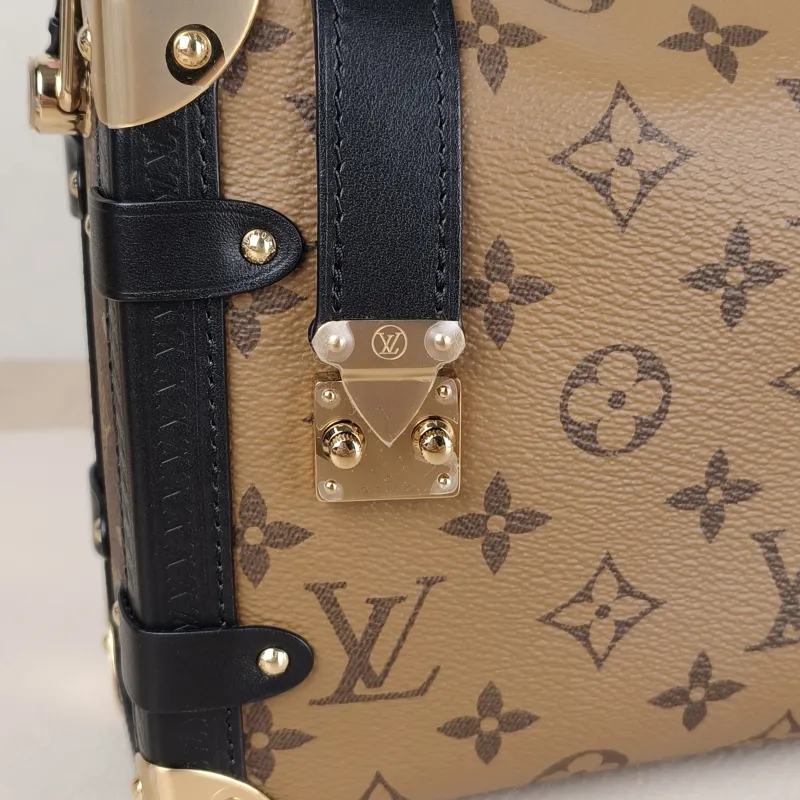 Louis Vuitton Crossbody Bag Side Trunk Box Monogram PVC Medium 23.5 × 8.5 × 16 cm — detail view 11 of 11