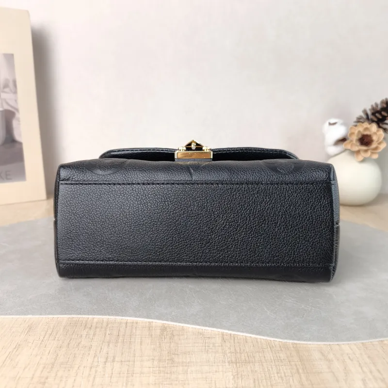 Louis Vuitton Crossbody Bag MADELEINE Black Empreinte Embossed Calfskin BB 24 × 8.5 × 17 cm — cover view 5 of 5