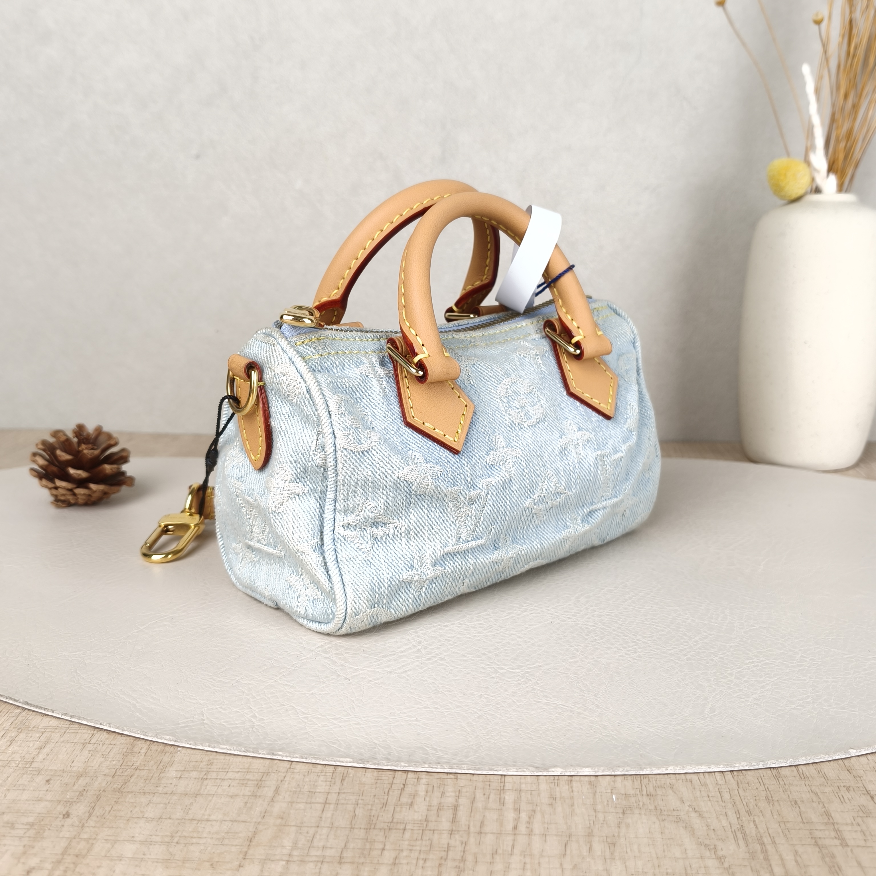 Louis Vuitton Crossbody Bag Speedy Nano Blue nano16 × 7.5 × 10 cm — cover view 2 of 5