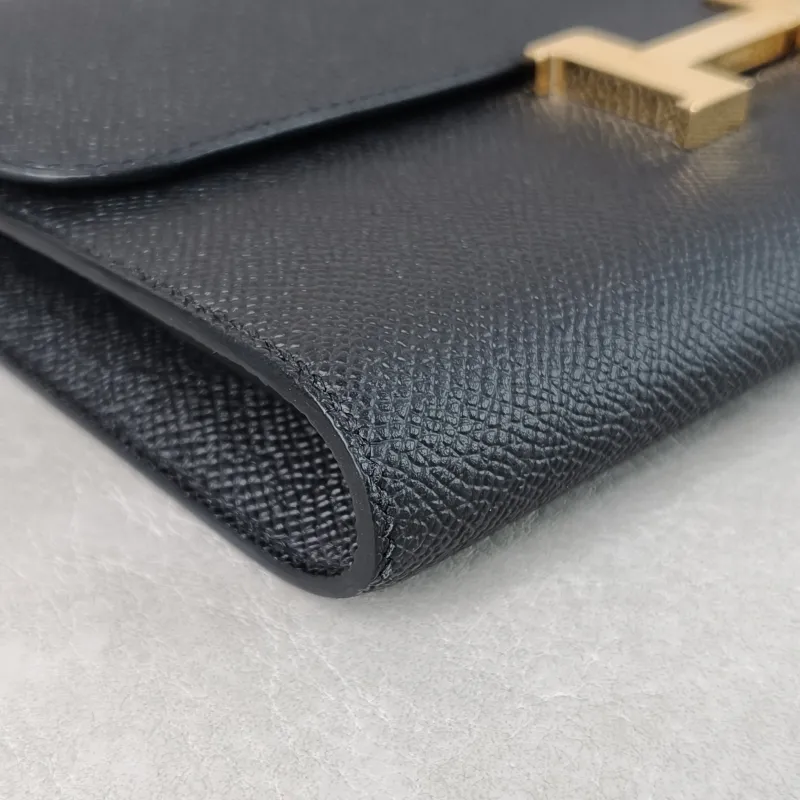 Hermès Crossbody Bag Constance To Go woc Gold-Tone Hardware Black Epsom Embossed Calfskin One Size 21 × 2 × 13 cm W — detail view 1 of 12