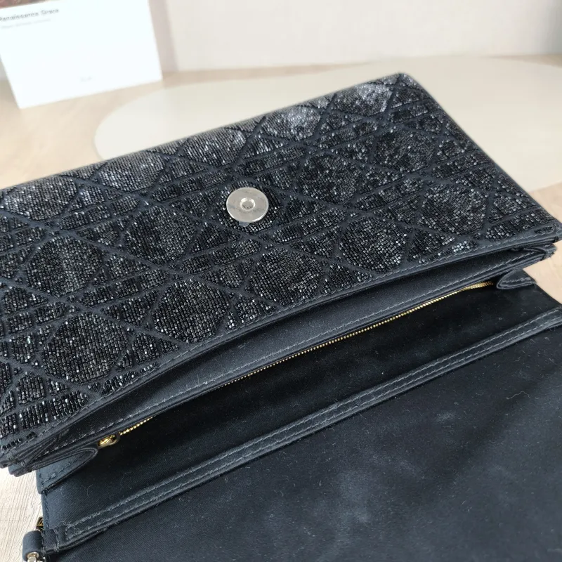 DIOR Shoulder Bag My Chain Bag Black 24 × 6.5 × 15 cm — detail view 6 of 13