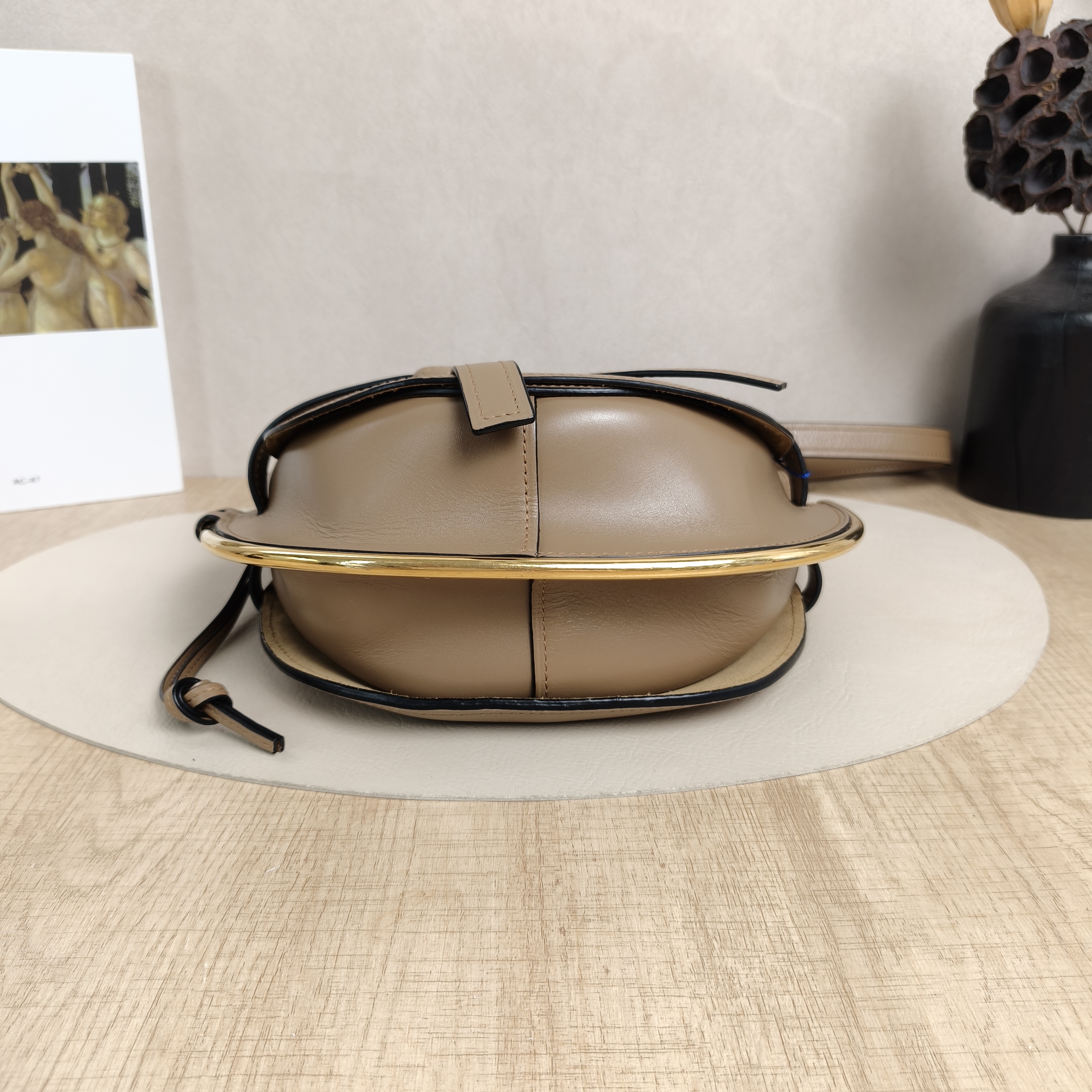 LOEWE Crossbody Bag Gate Brown Calfskin Small20 × 11.5 × 19 cm — cover view 2 of 5