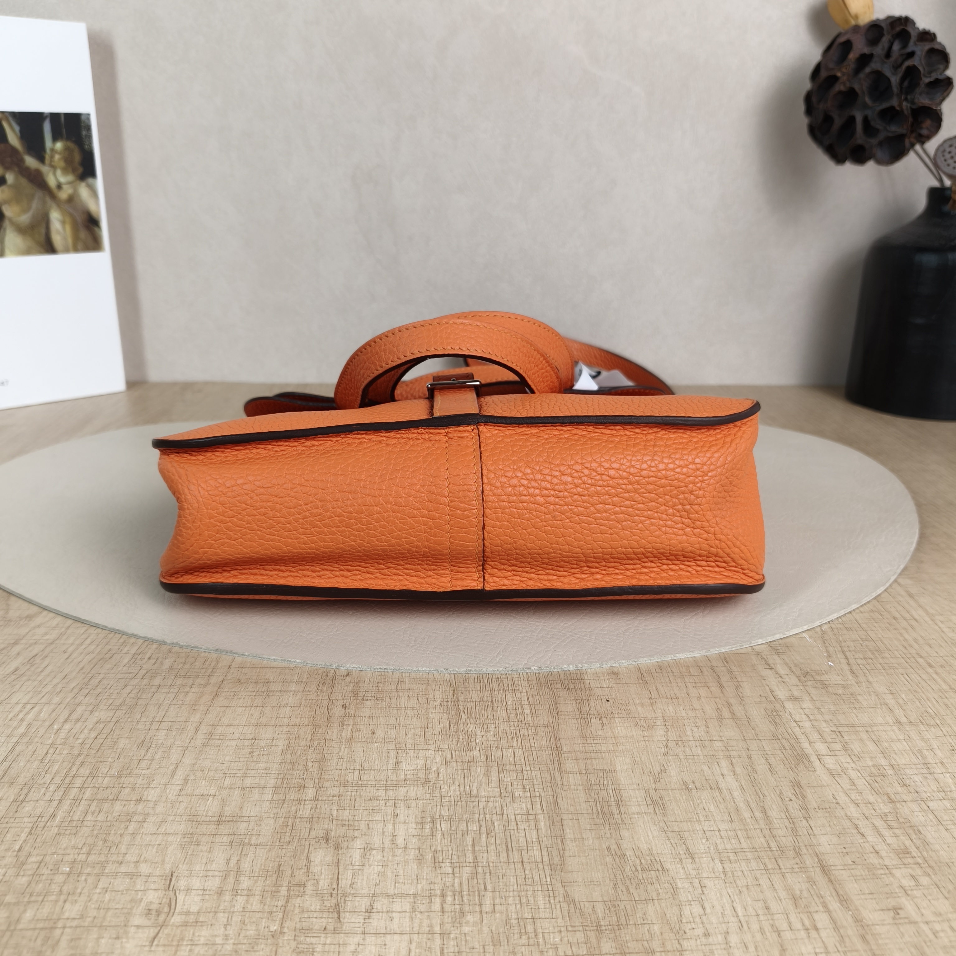 Hermès Shoulder Bag Halzan 25 TC Calfskin Small25 × 8 × 17 cm — cover view 5 of 5