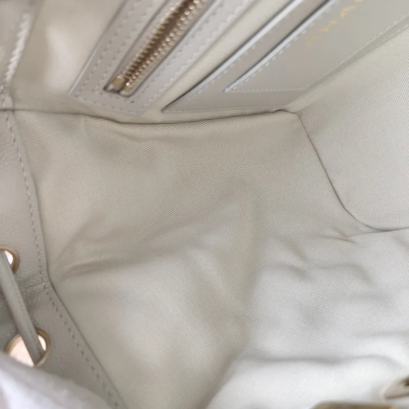 Chanel Backpack23s Backpack Grey Grained Calfskin Small18 × 10 × 23 cm — detail view 9 of 13
